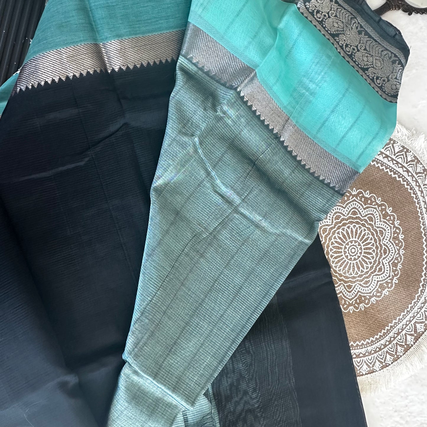 Mangalagiri Saree Black