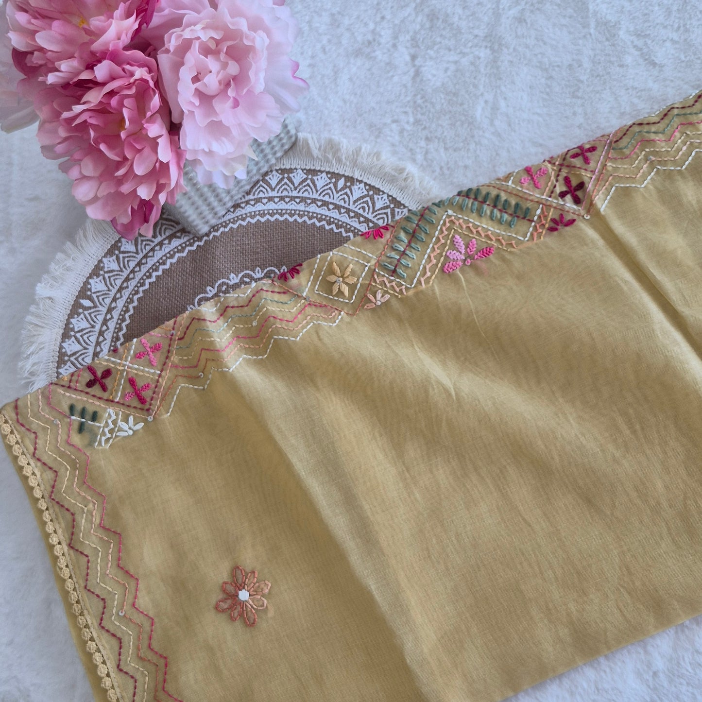 Lightweight Tissue kathiawar saree